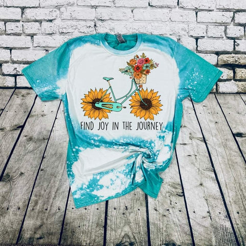 Find Joy in the Journey bleached tee