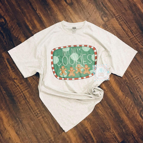 Personalized Christmas Cookie tee