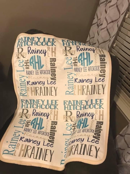 Personalized Baby Blanket - your choice of theme