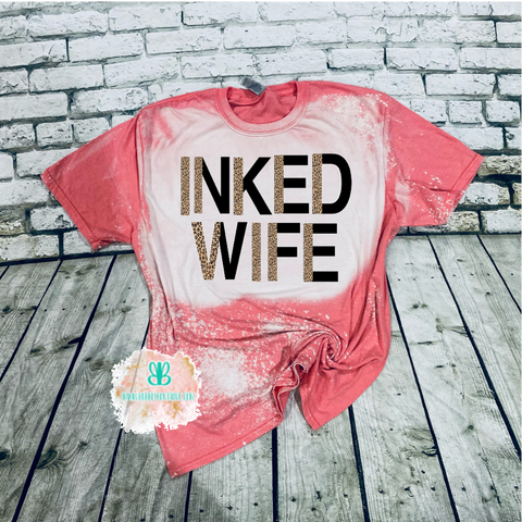 Inked Wife Bleached Tee