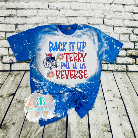 Back it up Terry tee Bleached Tee