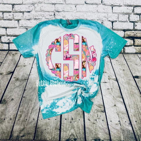 Monogram Dolly Bleached Tee