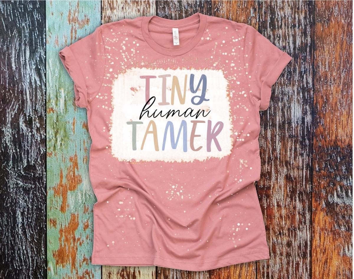 Tiny human Tamer bleached Tee