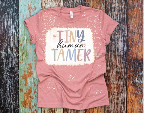 Tiny human Tamer bleached Tee