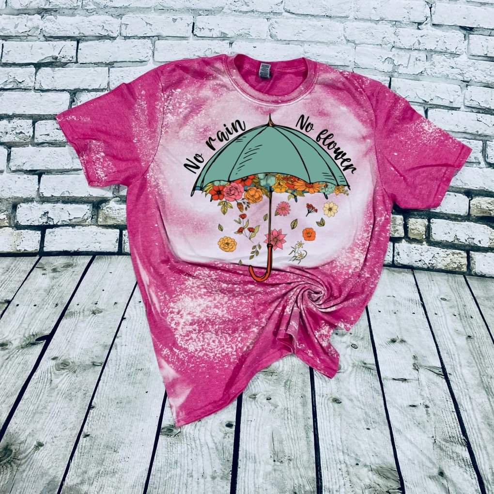 No Rain No Flower Bleached Tee