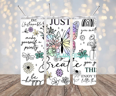 Just Breathe (Enjoy Yourself) Tumbler