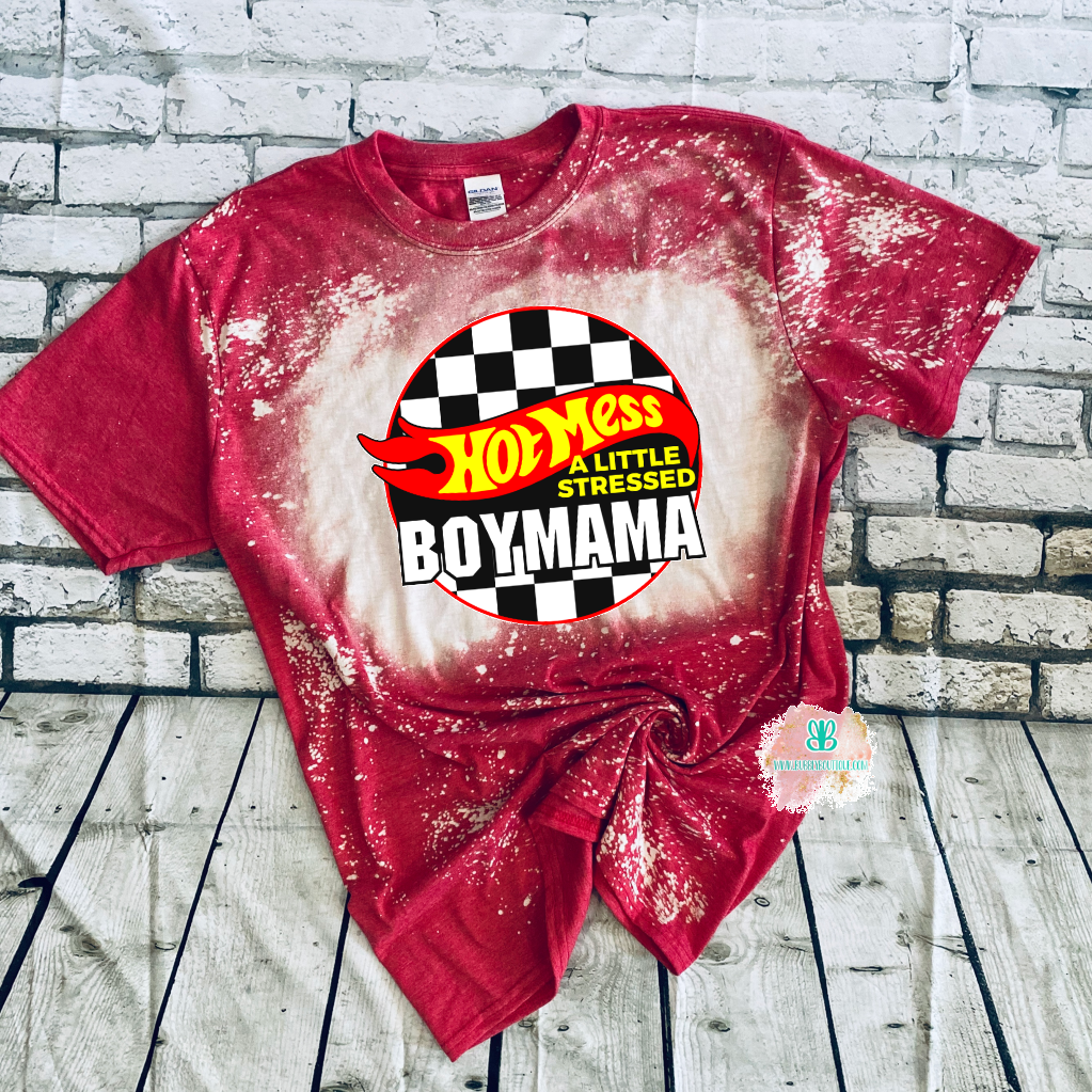 Hot Wheels Hot Mess Boy Mama Tee