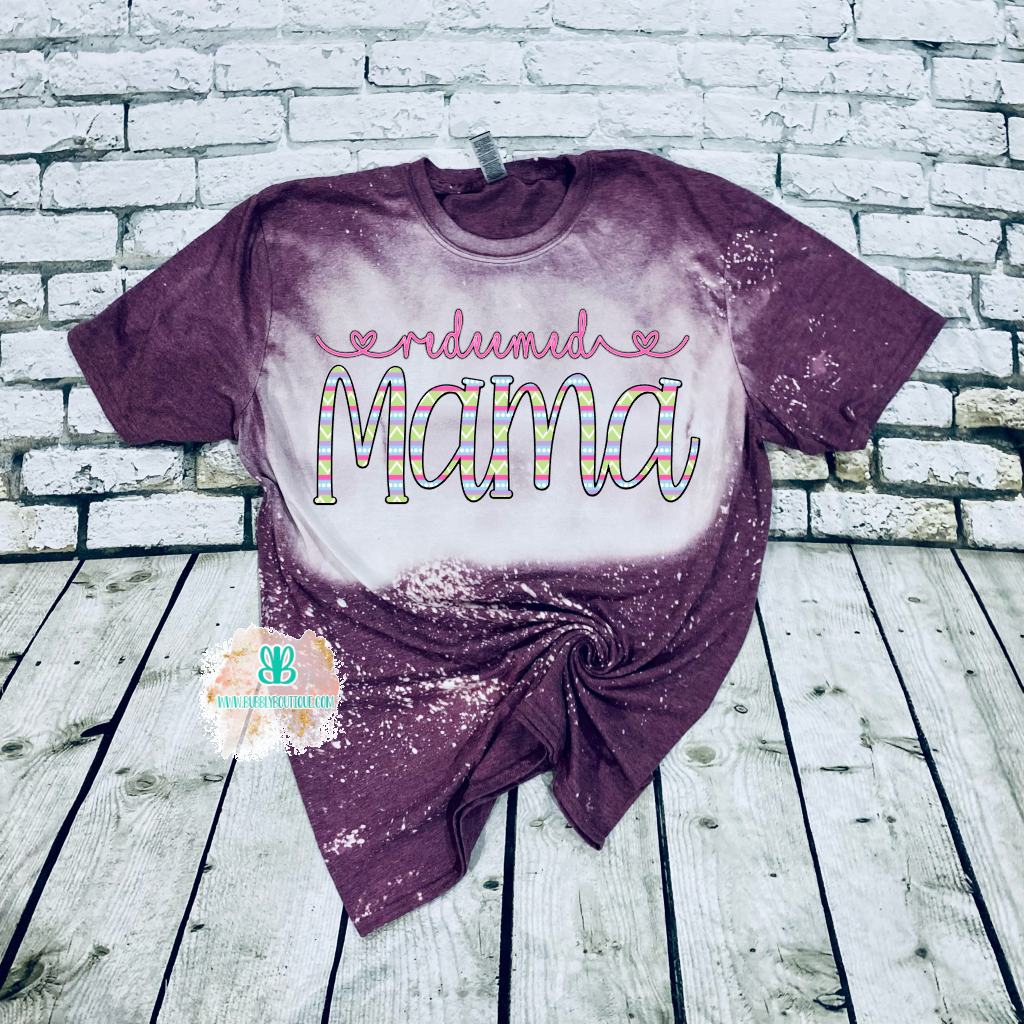 Redeemed Mama Bleached Tee