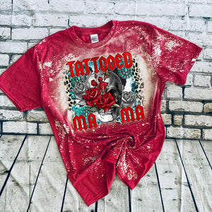 Tattooed Mama Bleached Tee