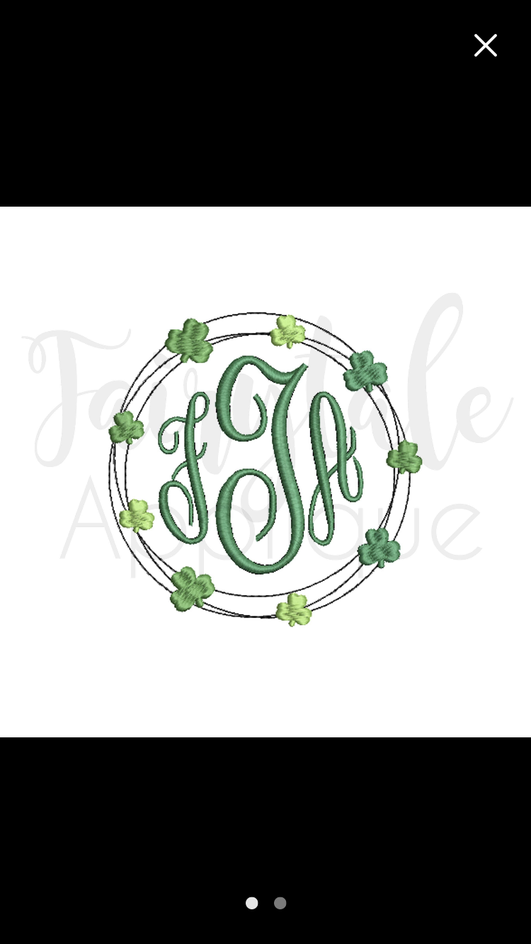 Pocket sized monogram tee