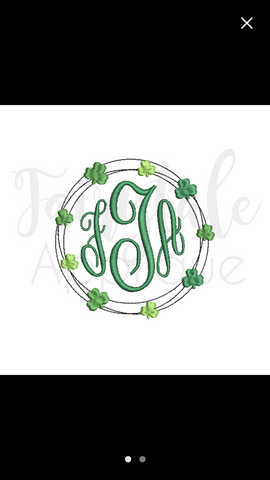 Pocket sized monogram tee