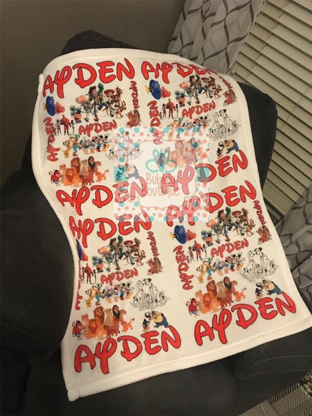 Personalized Baby Blanket - your choice of theme
