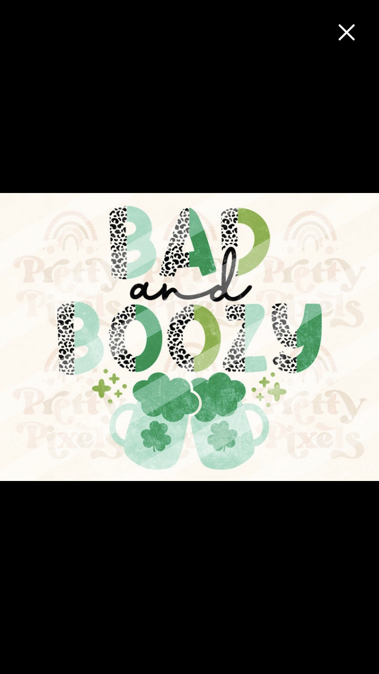 Bad & Boozy bleached tee