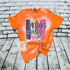 Lisa Frank inspired Mama of Rugrats tee - orange