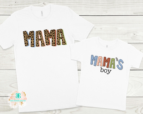 Mama & Me tee for boy or girl