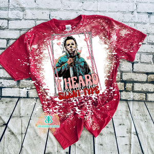 Silent Type Michael Myers Bleached Tee