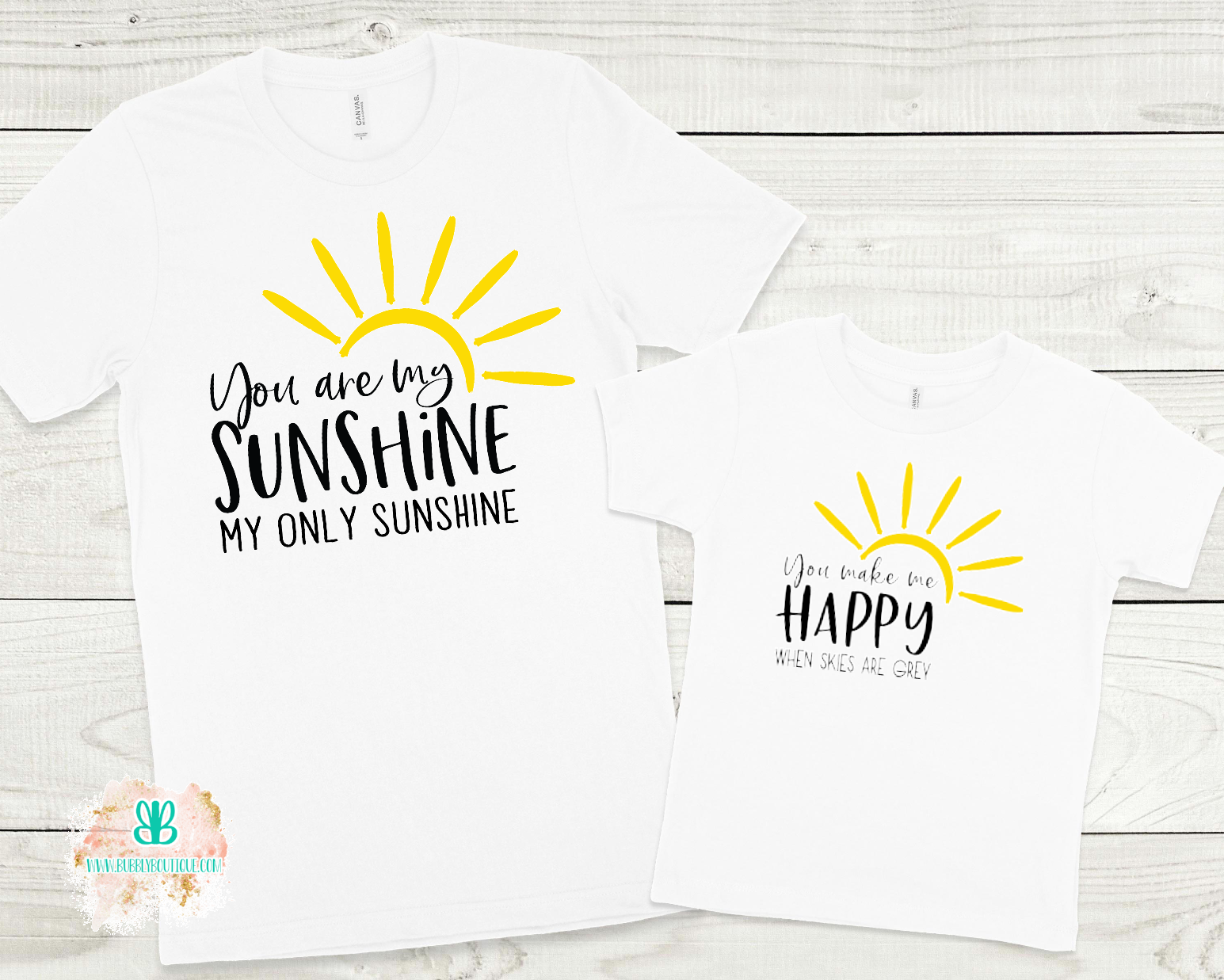 You Are My Sunshine Mommy & Me Tee