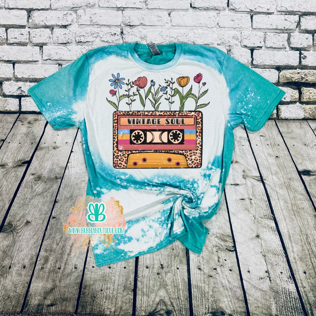 Vintage Soul Floral Cassette Tee
